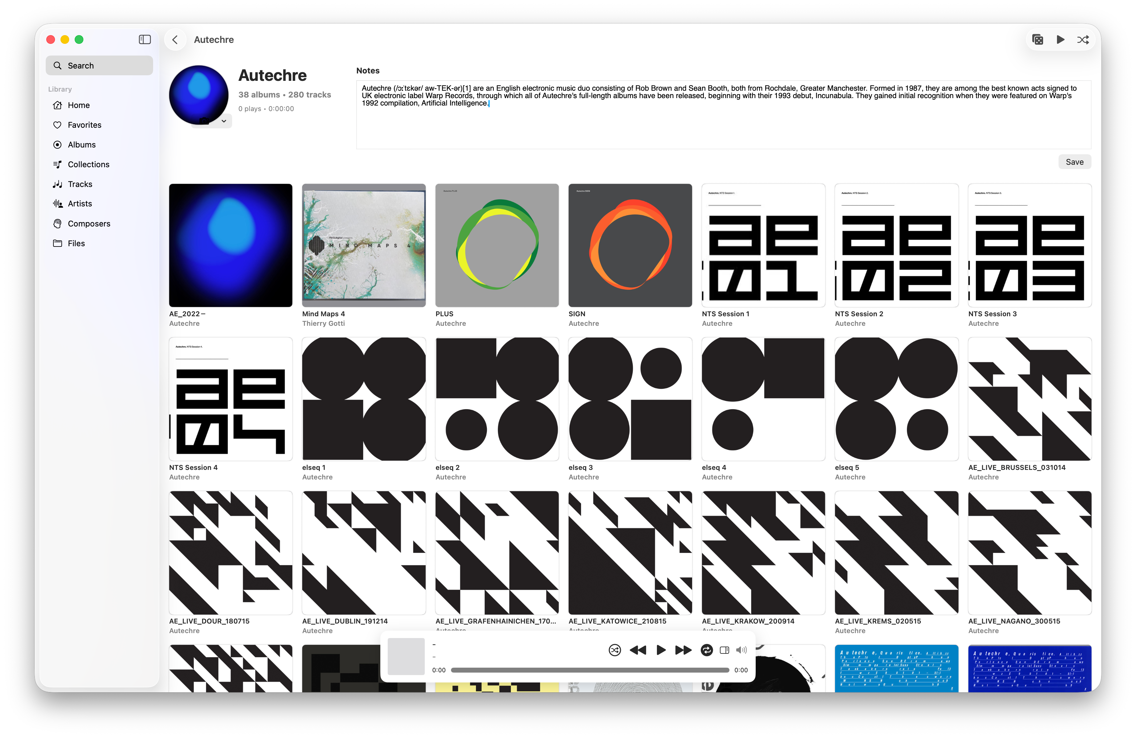 MiniMoon artist page